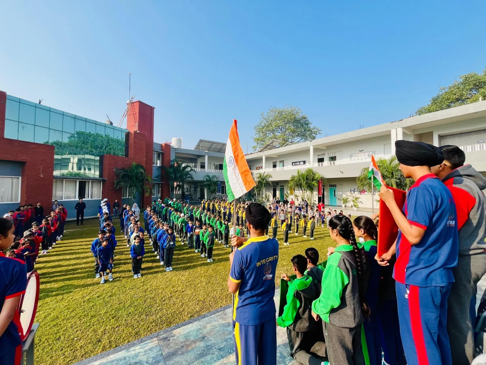 Middle stage lab and problem solving at Initium Global School